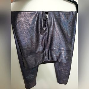 Heroine Marvel Leggings *Onyx* Metallic Color